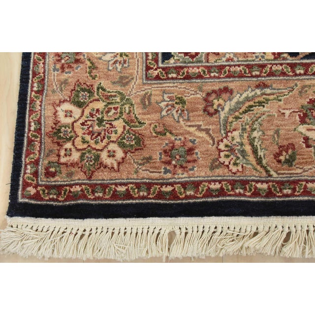 Fine Tabriz Rug 3’1” X 5’2” Blue Wool Traditional Hand-Knotted Carpet For Sale - Image 10 of 13