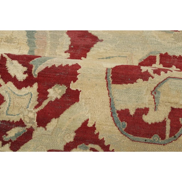Antique Agra Distressed Wool Rug With Medallions, by Rug & Kilim, 1920-1929 For Sale In New York - Image 6 of 9