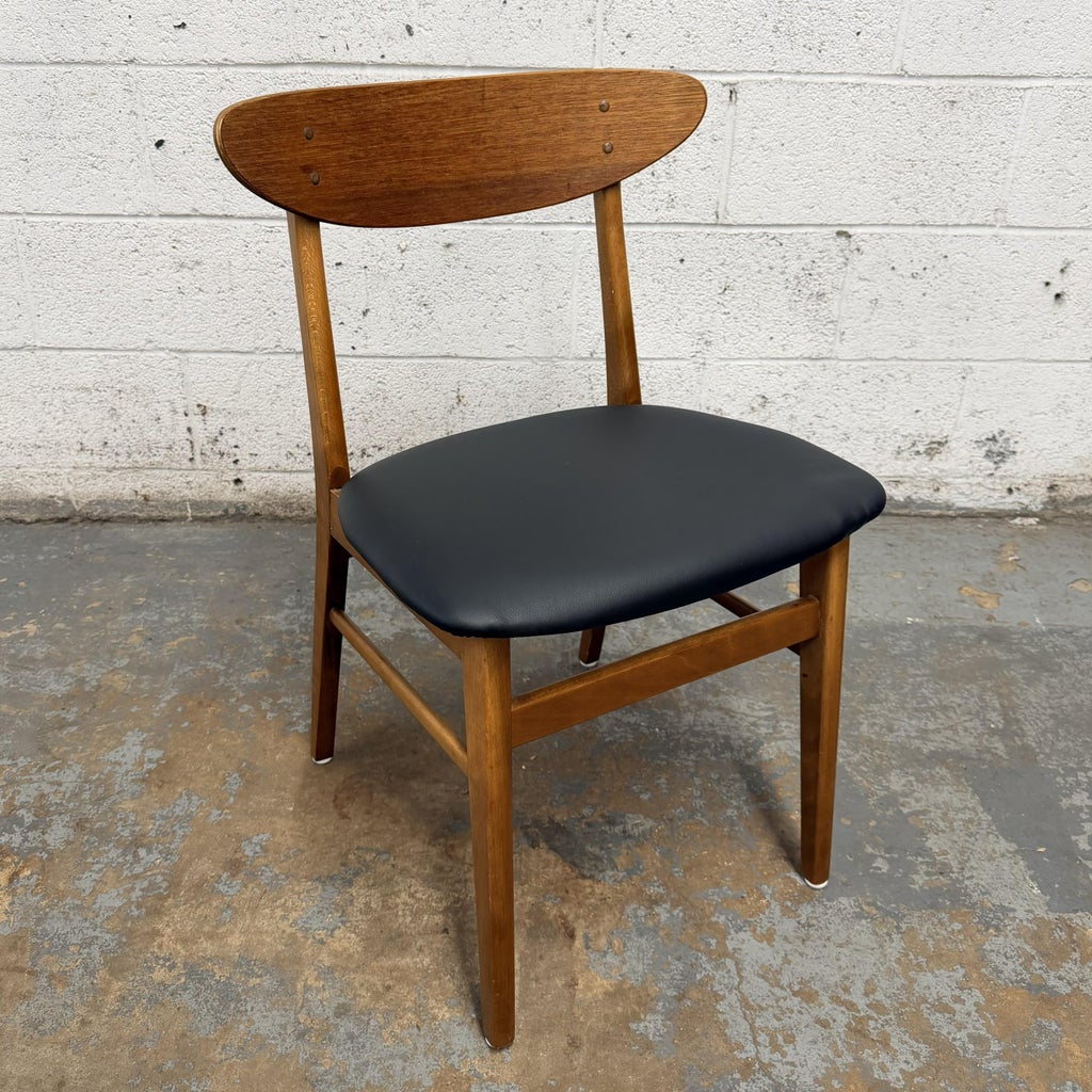 Set of 4 Vintage Danish Modern Teak Dining Chairs by Thomas Harlev