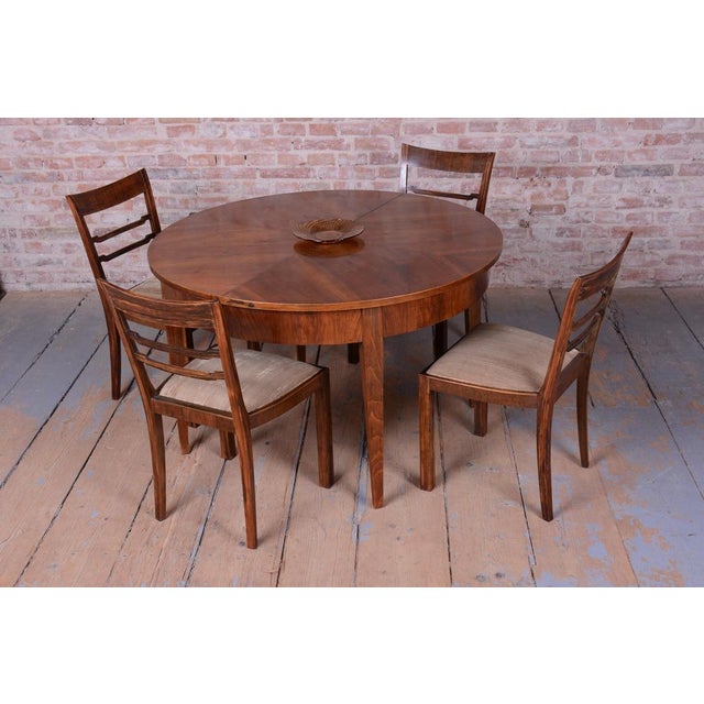 Art Deco Chairs in Walnut, Czech, 1920s, Set of 6 For Sale - Image 15 of 16