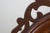 Antique Victorian Mahogany Oval Vanity Dresser Mirror 28" For Sale - Image 4 of 14