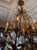 Vintage Italian Gilt Tole Chandelier — Exceptional Mid-Century Modern Elegance An extraordinary vintage Italian gilt tole...