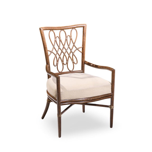 Barbara Barry for Baker Script Rattan Dining Chairs - Set of 6 For Sale - Image 10 of 11