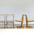Wood Mid-Century Modern Elm Circular Dining Table and Rattan Chairs, 1960s, Set of 5 For Sale - Image 7 of 11