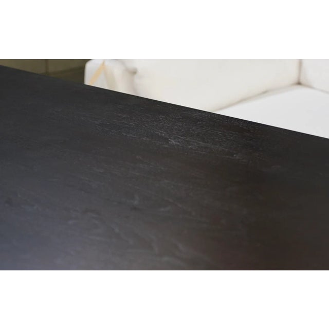 Glass Top Restoration Hardware Modern Arles Dining Table For Sale In Los Angeles - Image 6 of 11