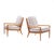 T.H. Robsjohn-Gibbings for Widdicomb Model 1720 Lounge Chairs, USA, c. 1955 Pair of Model 1720 lounge chairs by T.H....