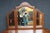 Dutch Designs Cherry Dresser With Tri-Fold Mirror For Sale - Image 4 of 13