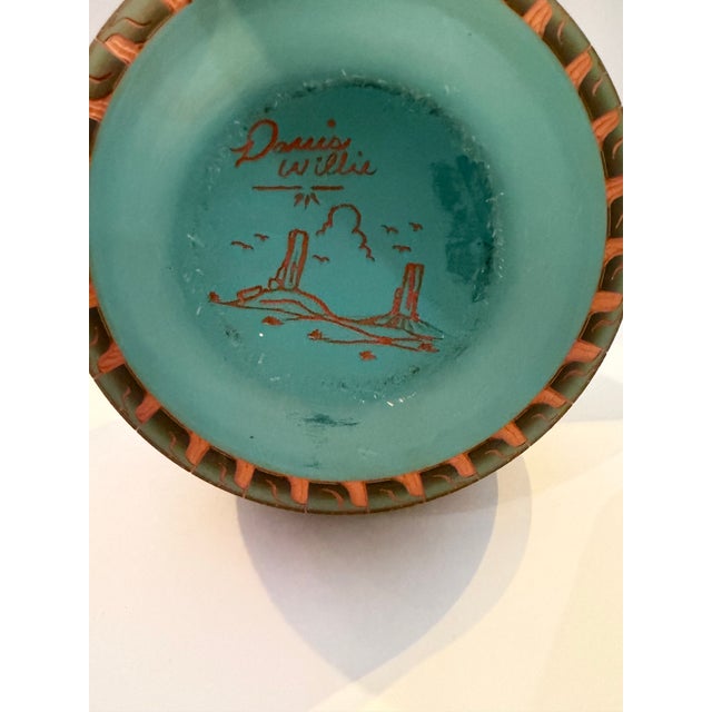 Signed Davis Willie Navajo Art Pottery Vessel For Sale In Miami - Image 6 of 7