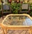 Mid 20th Century Beautiful Vintage Mid-Century Faux Bamboo Coffee Table With Glass Top For Sale - Image 5 of 7