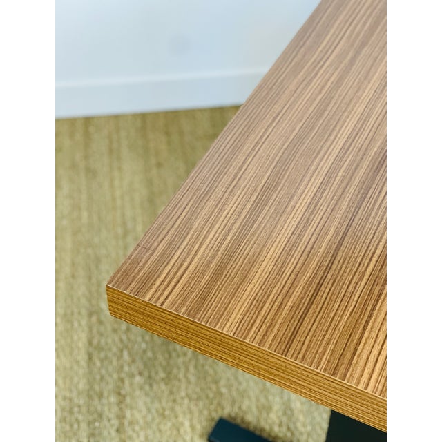 Vintage Lift-Top Coffee Table in Formica and Black Metal, 1970s For Sale - Image 13 of 15