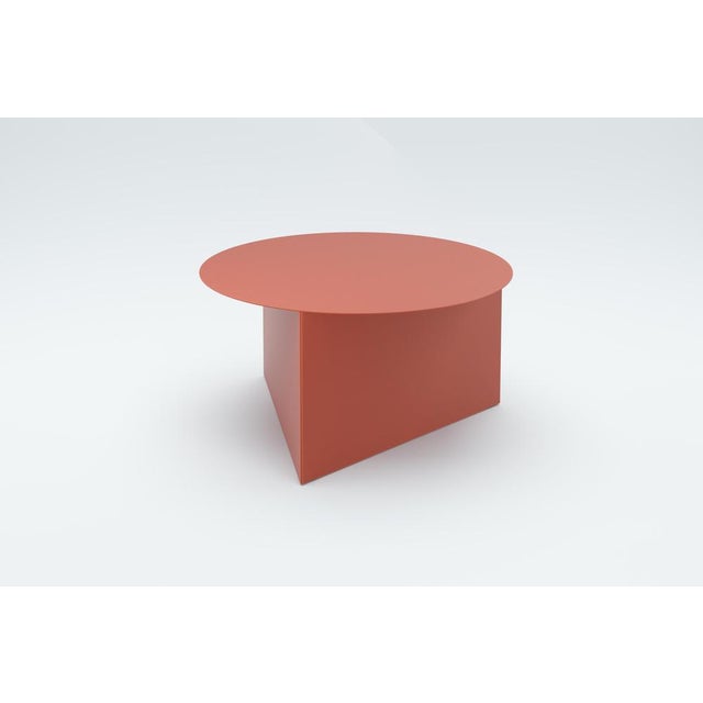 Not Yet Made - Made To Order Steel Prisma Circle 70 Coffe Table by Sebastian Scherer For Sale - Image 5 of 14