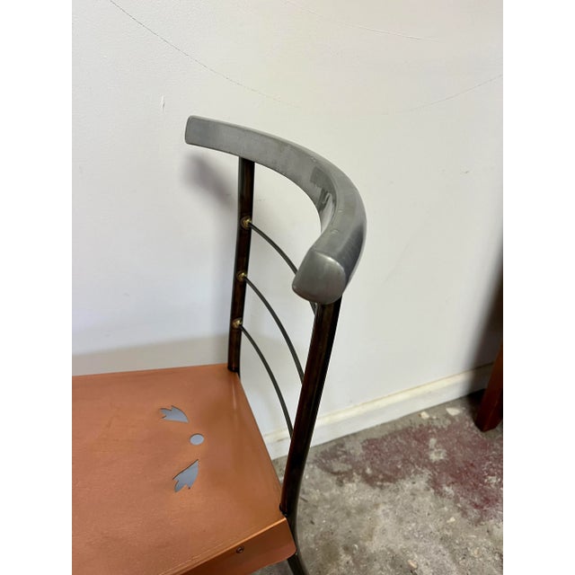 Postmodern Side Chair Bloomingdales For Sale - Image 9 of 9