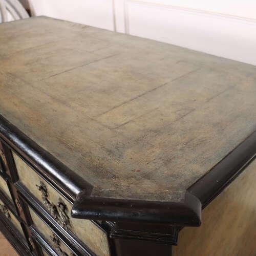 Italian Painted Commode, 18th Century For Sale - Image 11 of 14