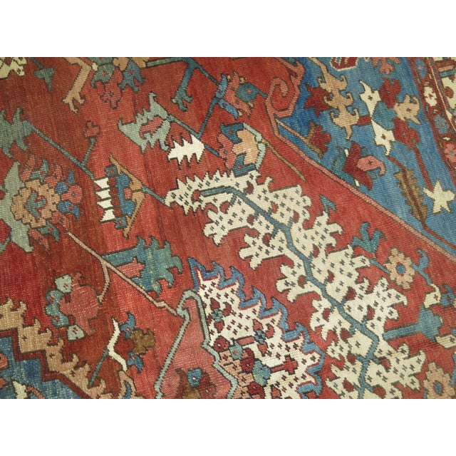 Late 19th Century 19th Century Antique Bakshaish Rug, 10' X 11'9'' For Sale - Image 5 of 12
