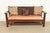 Stickley Brothers Style Antique Mission Oak Arts & Crafts Open Arm Settle Sofa, Circa 1910 For Sale - Image 9 of 14