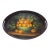 Vintage Black Lacquered Italian Oval Serving Tray by Salvatore Marinelli For Sale