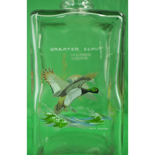 Pair X c.z. Guest Estate 'Gamebird' Decanters Hand-Painted by Ned Smith For Sale - Image 10 of 11