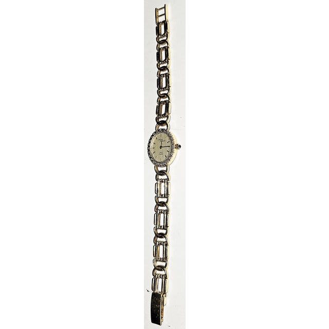 1980s Michael Anthony® 14k & Diamond Ladies Watch For Sale In West Palm - Image 6 of 14