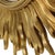 Vintage Gold-Leaf Gilt Sunburst Convex Mirror, 1960s For Sale - Image 16 of 18