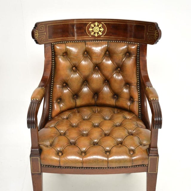 Metal Antique Regency Armchairs, 1815, Set of 2 For Sale - Image 7 of 16
