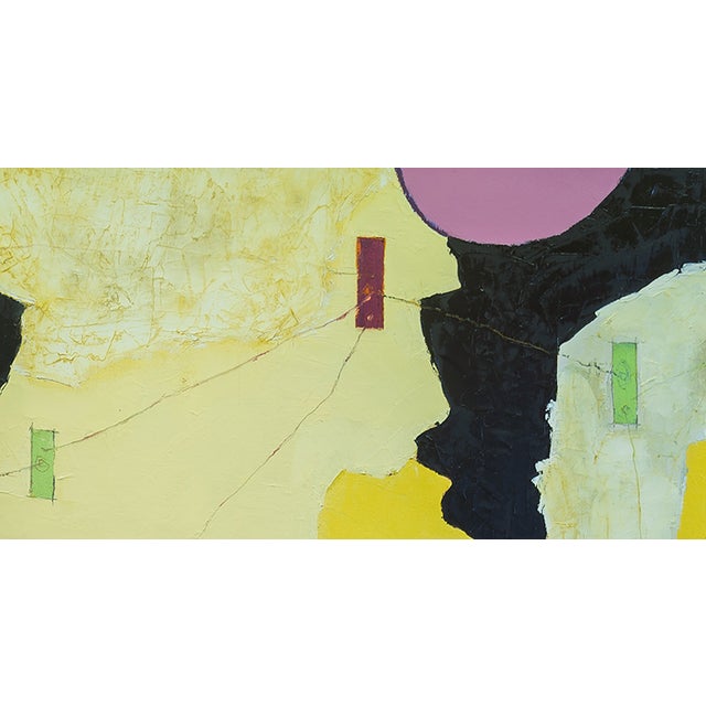 Contemporary Resolve #04 — 36x36 Contemporary Geometric Abstract Oil Painting For Sale - Image 3 of 6