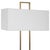 Contemporary Marble Pillar Table Lamp For Sale - Image 3 of 7