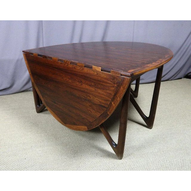 "Danish designer dining table Kurt Ostervig" very beautiful oval dining table by Danish designer Kurt Ostervig (1912-1986)...