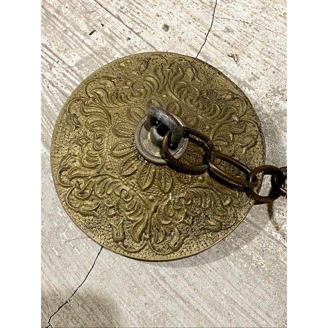 Metal Vintage Spanish Neoclassical Style 5 Light Chandelier For Sale - Image 7 of 8