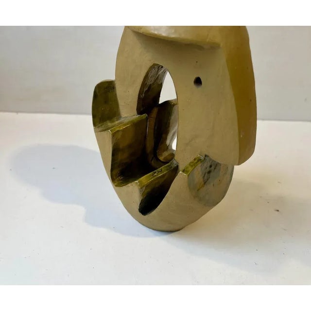 Surrealist Entity in Glazed Ceramic by Aksel Hansen, 1960s For Sale - Image 6 of 9