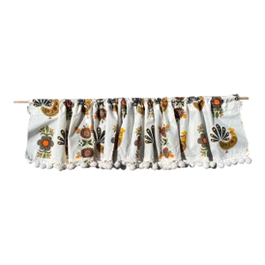 Mid-Century Chicken Window Valences- 2 Available