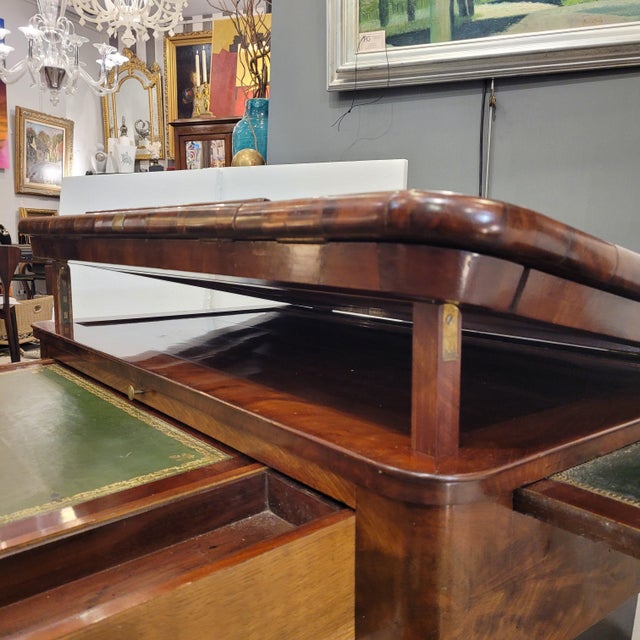 Wood Louis XVI French à La Tronchin Architects Table For Sale - Image 7 of 18