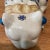 Alabaster Vintage Japanese Big Enameled Porcelain Crouching Sleeping Cat Sculpture Number Base For Sale - Image 8 of 13