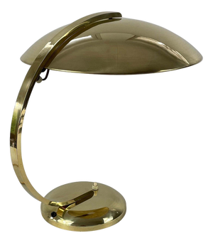 Art Deco Bauhaus Brass Gleibo Table Lamp attributed to Hillebrand, Germany, 1930s