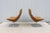 Modern Contemporary Knoll Jehs+Laub Swivel Lounge Chairs in Tan Leather - A Pair For Sale - Image 10 of 18
