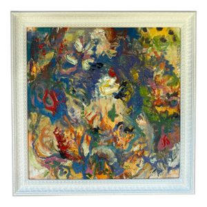 ‘Sunshine’, Abstract Oil Painting, Framed Gallery Art