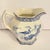 Antique Wood & Sons Yuan Hexagonal Creamer Pitcher 1920's Blue and White For Sale - Image 11 of 12