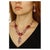 Bochic “Capri” Vintage Art Deco Ruby & Amethyst Necklace Set in 18K & Silver Elegant and Classic Italian style We pay for...