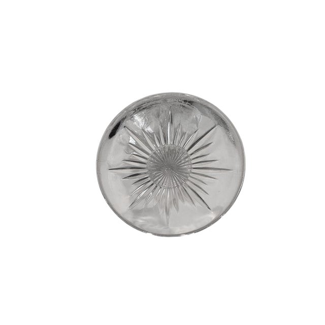 Transparent Early 20th Century Heisey Punty and Diamond Point 8" Fluted Bud Vase, Pattern No. 305 For Sale - Image 8 of 9