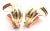Vintage Bulgari Bvlgari Pink Tourmaline Yellow & White Gold Earrings, Pair For Sale - Image 11 of 12