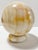 Stone Large Vintage Banded Onyx Sphere on Stone Base For Sale - Image 7 of 12