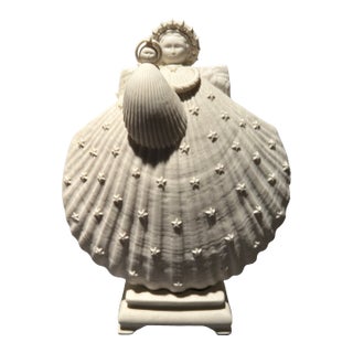 Limited Edition "Madonna of the Heavens" Shell Sculpture - Madonna and Child Series, 1998 For Sale