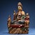 This is a finely crafted antique polychrome bronze sculpture depicting Guanyin Bodhisattva, the Bodhisattva of Compassion,...