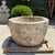 Antique Limestone Trough A one-of-a-kind hand-carved limestone trough naturally textured, lightly weathered finish....