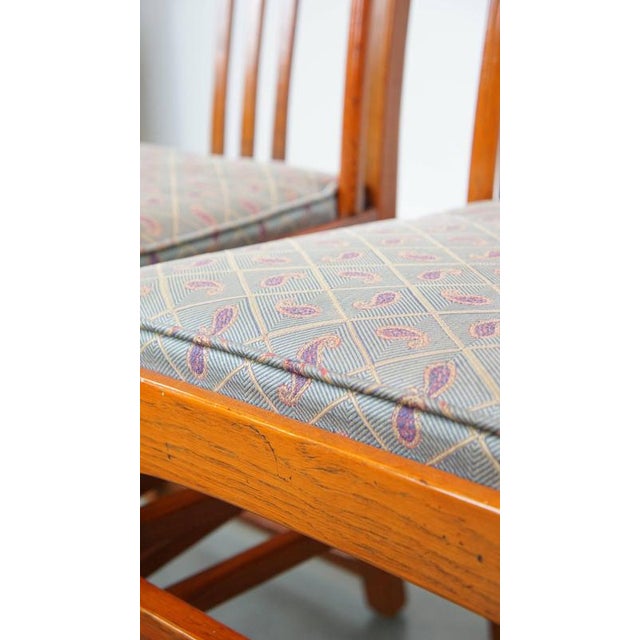 Set of Art Nouveau Dining Chairs attributed to Paul Schuitema For Sale - Image 9 of 14