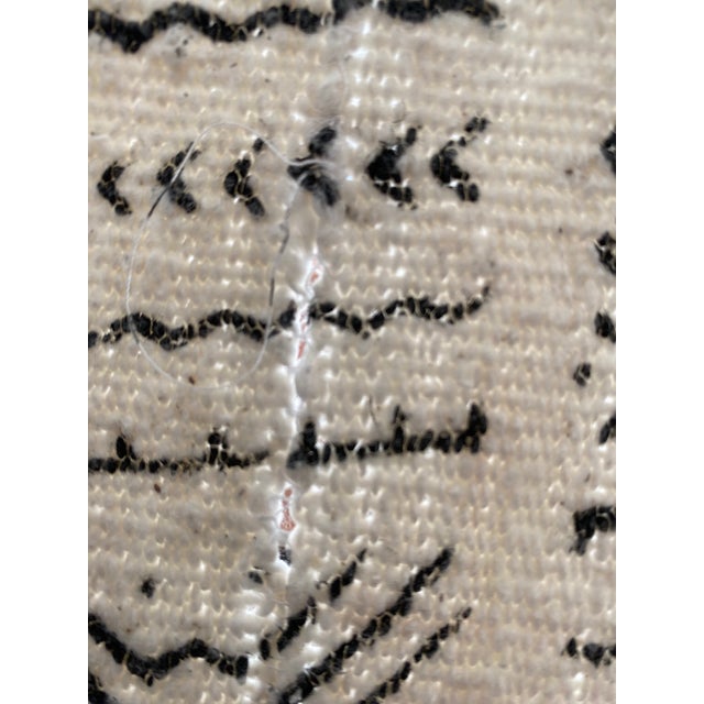 African African Vintage Mail Indigo Mud Throw For Sale - Image 3 of 5