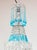 1960s French Ceiling Light with Blue Crystals, 1960s For Sale - Image 5 of 8