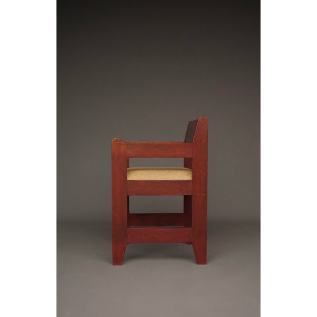 Beige Art Deco Modernist Dutch Chair, 1920s For Sale - Image 8 of 12