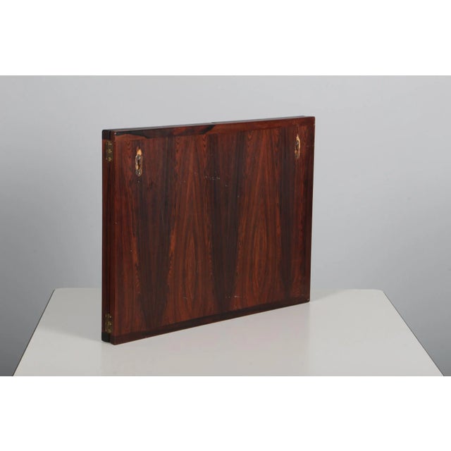 1960s Rosewood Wall Mirror by Aksel Kjersgaard, Denmark, 1970s For Sale - Image 5 of 7