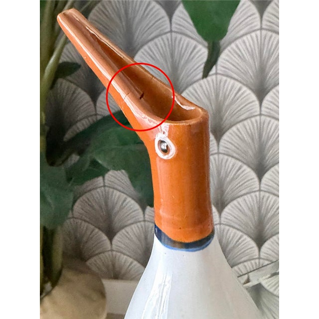 Rare Vintage 1950s Mid-Century Modern La Gardo Tackett Sea Bird Cruet Iconic + Rare Pasadena Southern California Studio Pottery For Sale - Image 11 of 12