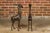 Bronze Pair of Small Bronze Midcentury Giraffe Sculptures, American Art For Sale - Image 8 of 12